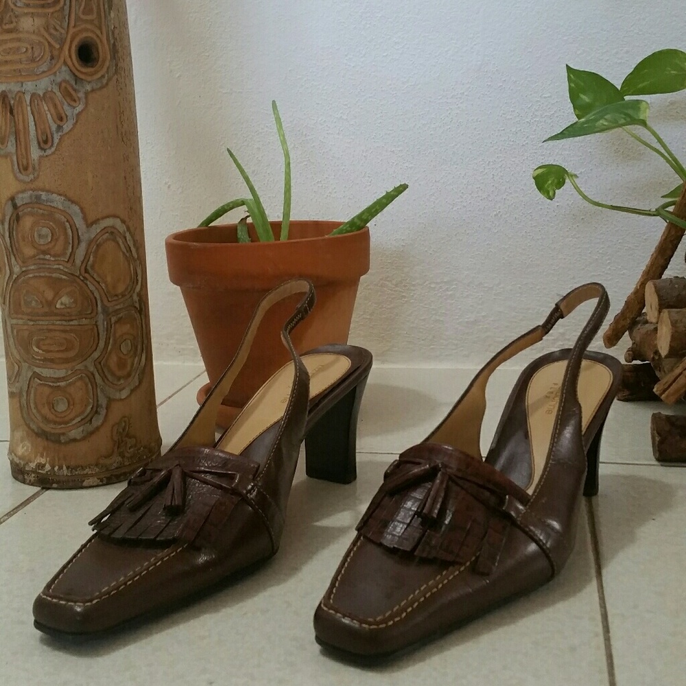 Liz Claiborne Flex Brown Leather Shoes